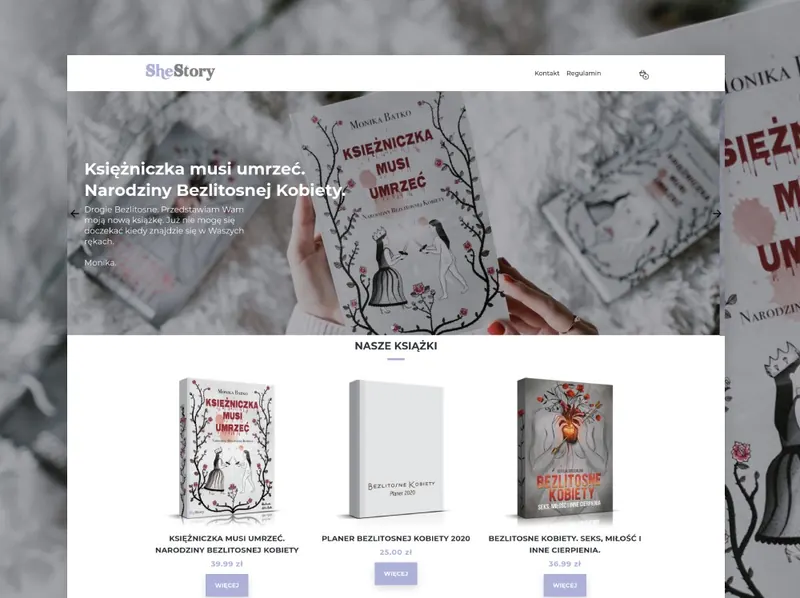 Shestory: projekt graficzny i wdrożenie sklepu