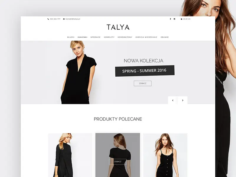 Talya: projekt graficzny i wdrożenie sklepu